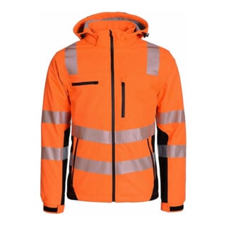 Softshelljacke M orange/noir