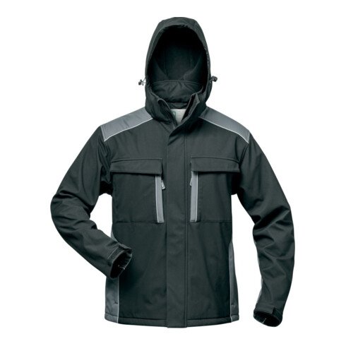 Softshelljacke Posen Gr.S schwarz/grau ELYSEE