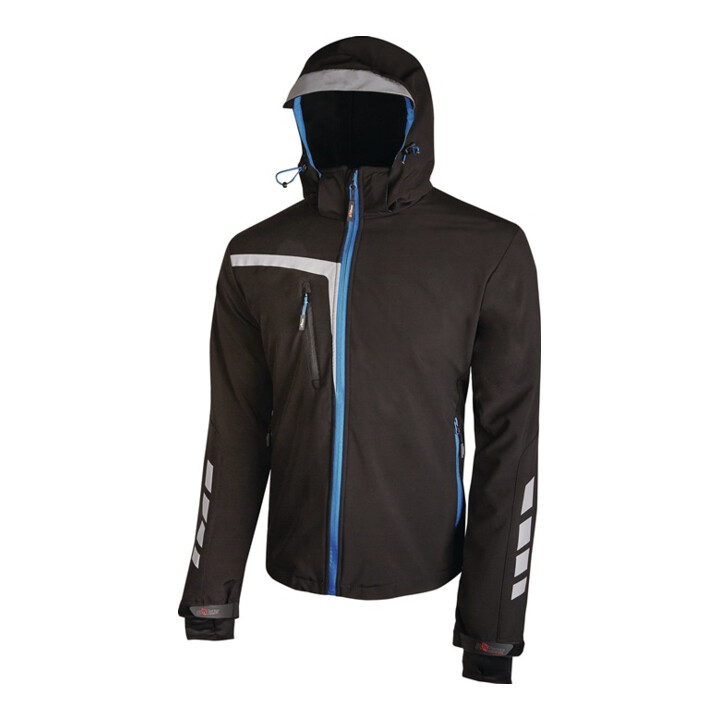 Softshelljacke QUICK Gr.XXL black carbon U.POWER