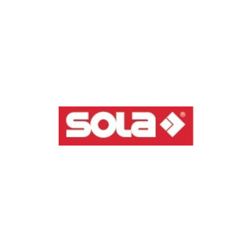 Sola Mess-/Richtlatte SLG 2 L.2500mm 100x18mm 1 Horizontal-/ Vertikallibelle Handg.