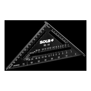 SOLA Sparrenwinkel 18cm Aluminium gelasert