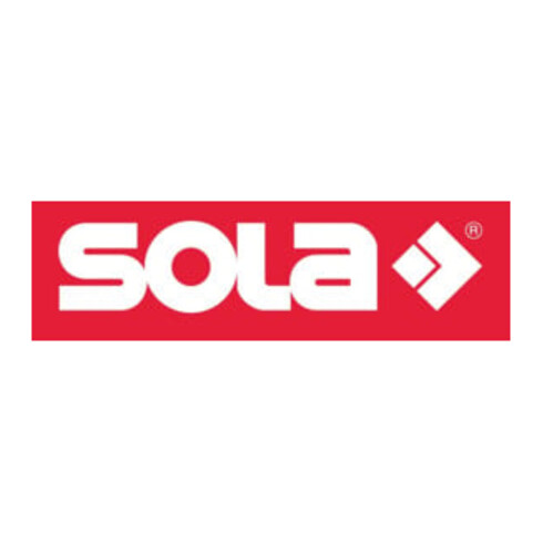 Sola Wasserwaage L.120cm BIG X Libelle/Lupeneffekt Alu.-Profil