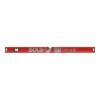 Sola Wasserwaage L.150cm BIG X Libelle/Lupeneffekt Alu.-Profil