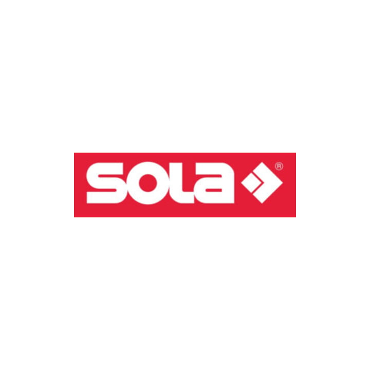 Sola Wasserwaage L.20cm Ku. Magnetstreifen 3Libellen 45GradMessungen