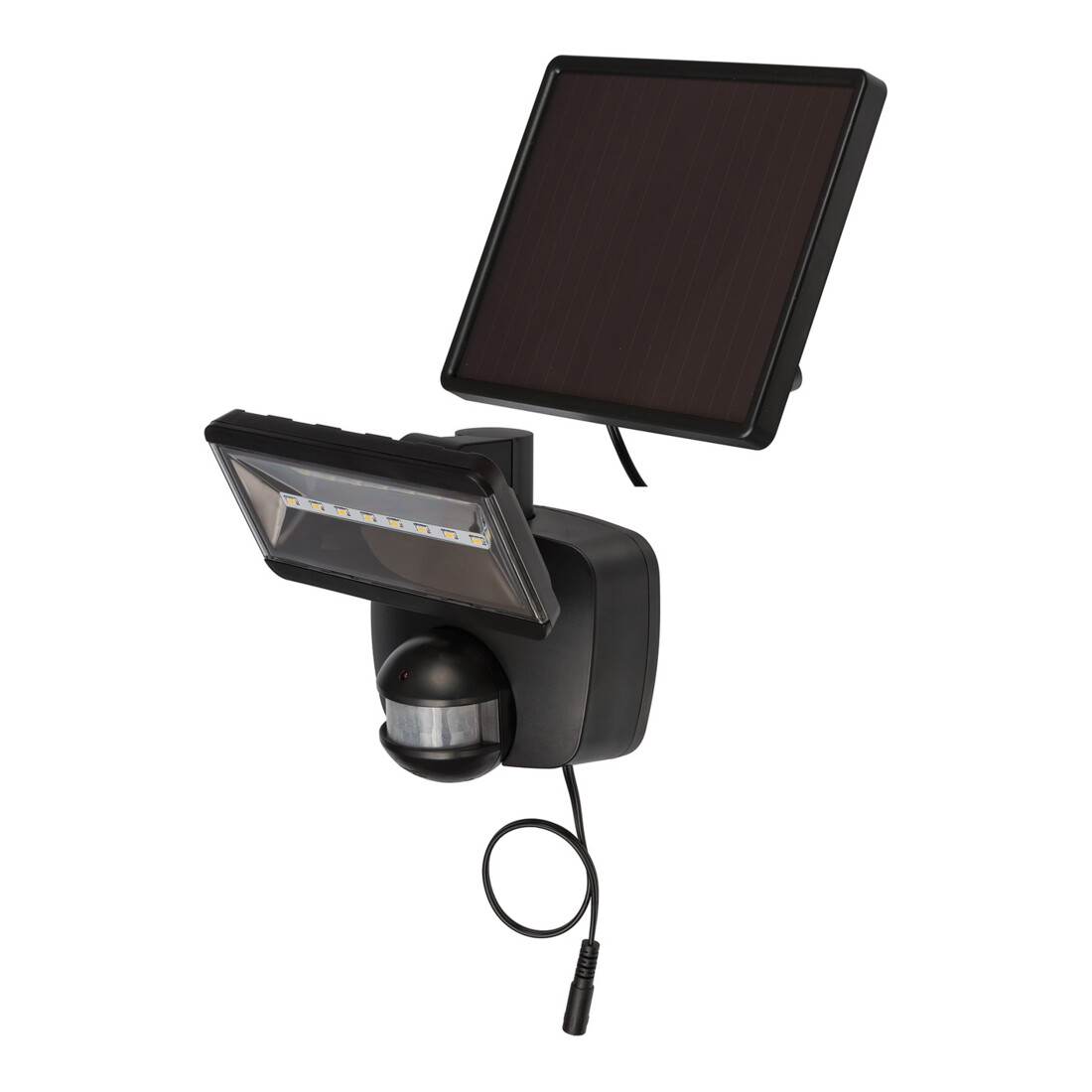 Solar LED schijnwerper SOL 800 IP44 met infrarood bewegingsmelder antraciet