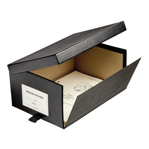 SoldanPlus Urkundenkasten CLASSIC 1000500 1/2 Ordnerhöhe schwarz