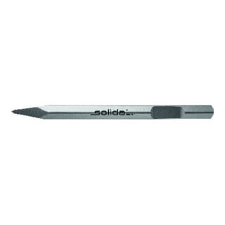 solida Burin pointu 400 mm hexagonal 28 mm