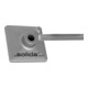 solide plaque forgée 120 x 120 x 320 mm Hex 22 mm 6 rainures HILTI TE-S