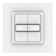 Somfy Interrupteur volet roulant double avec cadre 1800506