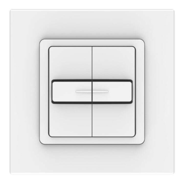 Somfy Interrupteur volet roulant double avec cadre 1800506