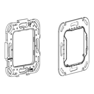Somfy Plaque de fixation pour émetteur mural radio Smoove 9016911