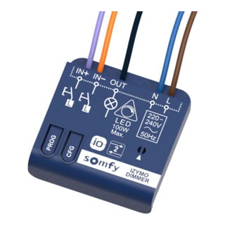 Somfy Récepteur encastrable lumière dimmable 1822663