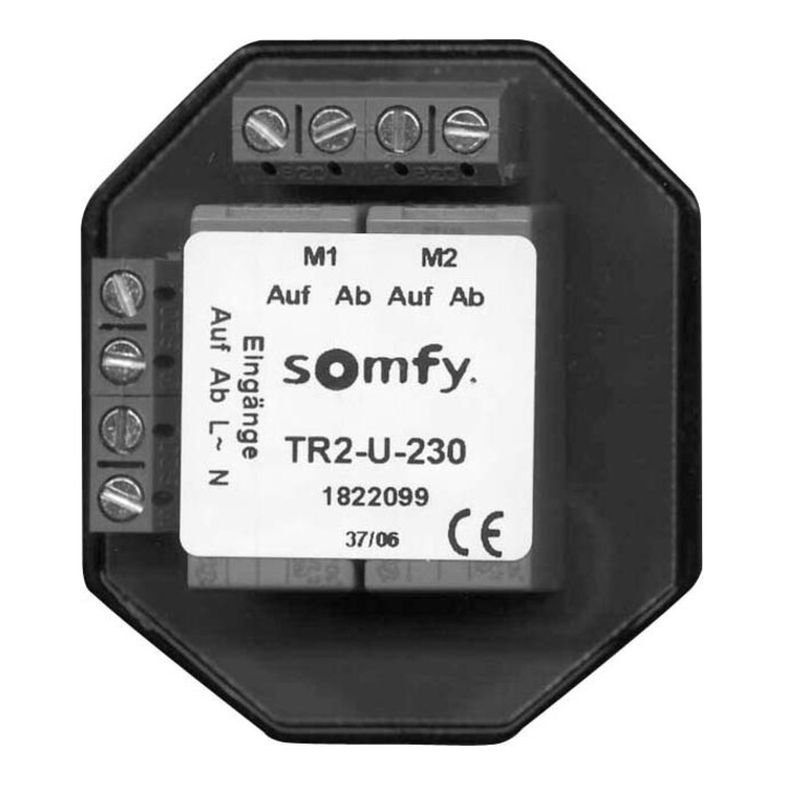 Somfy Relais de séparation pour deux moteurs TR2-U-230