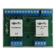 Somfy Relais de séparation sur rail DIN pour 4 moteurs TR4-DRM-230-1