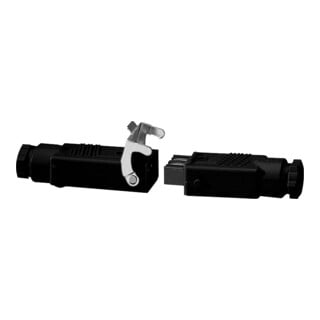 Somfy Steckverbindung Hirschmann 9701566 schwarz IP54 16A