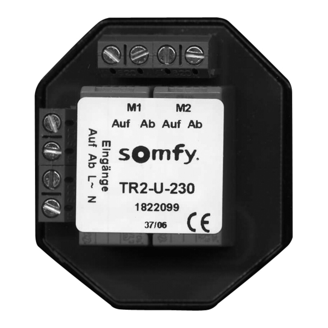 Somfy Trennrelais Up f. zwei Antriebe TR2-U-230
