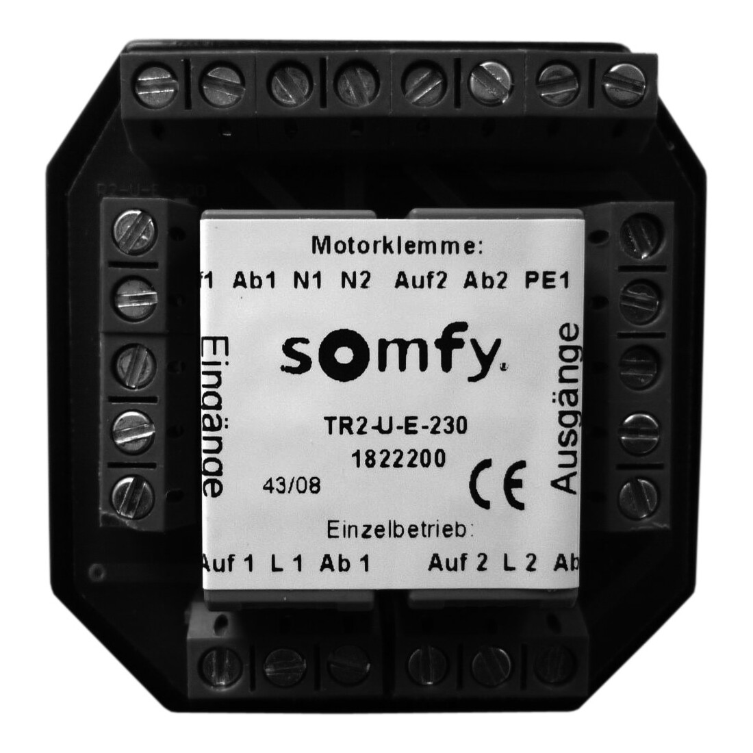 Somfy Trennrelais UP f. zwei Antriebe TR2-U-E-230