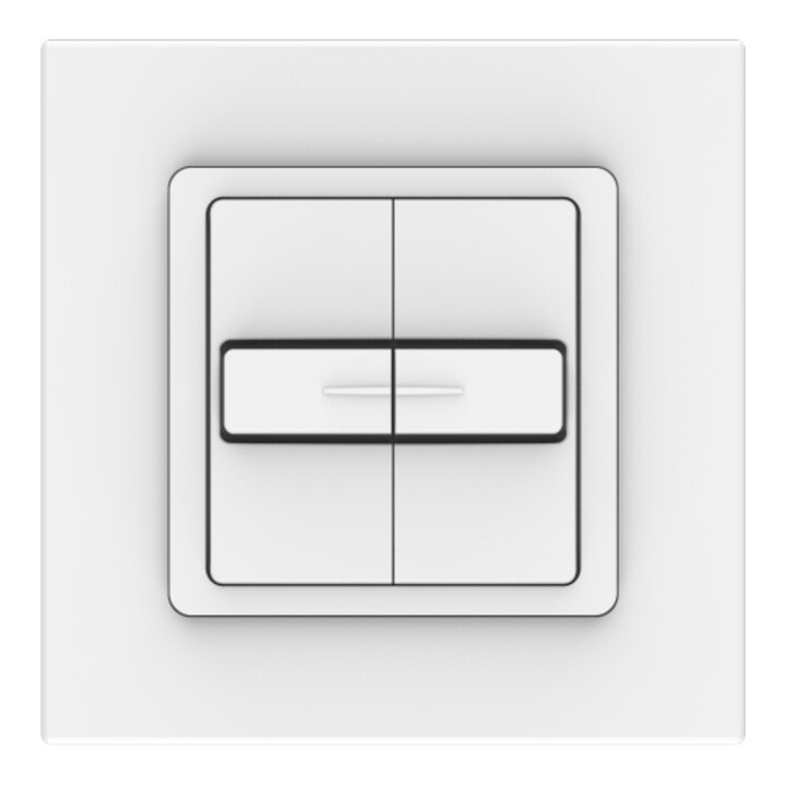 Somfy Zweifach-Rollladenschalter inkl. Rahmen 1800506