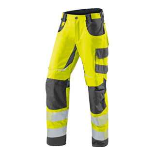 Sommerhose REFLECTIQ PSA 2 warngelb/anthrazit Form 2407 Größe 28K