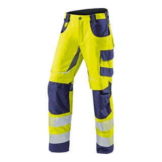 Sommerhose REFLECTIQ PSA 2 warngelb/dunkelblau Form 2407 Größe 60