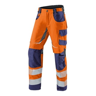 Sommerhose REFLECTIQ PSA 2 warnorange/dunkelblau Form 2407 Größe 110