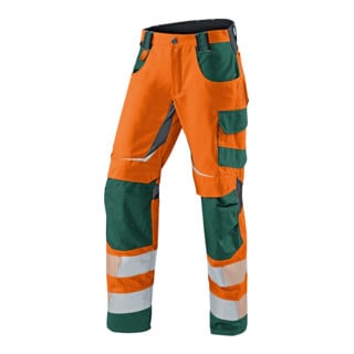 Sommerhose REFLECTIQ PSA 2 warnorange/moosgrün Form 2407 Größe 28K