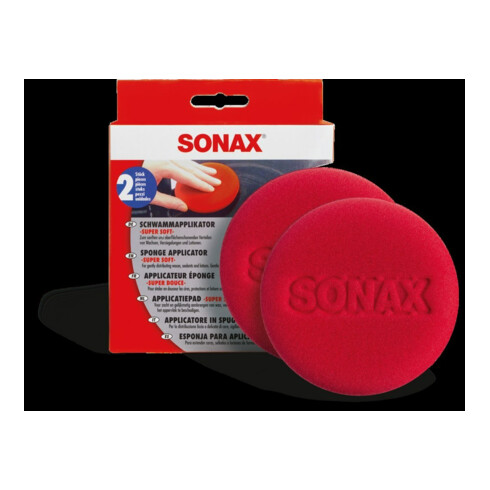 SONAX Applicateur Éponge -Super Soft- 2 pièces