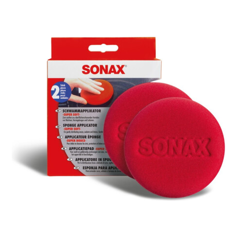 SONAX Applicateur Éponge -Super Soft- 2 pièces