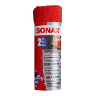 SONAX Chiffon microfibre extérieur 2 pièces