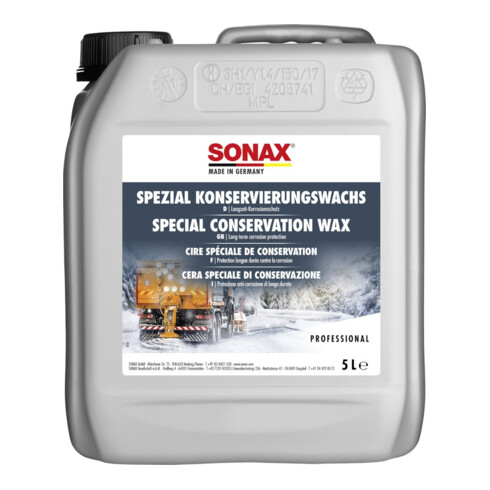 SONAX Cire de conservation spéciale 5 litres