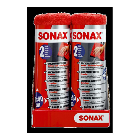 SONAX MicrofaserTuch Außen 2 Stück