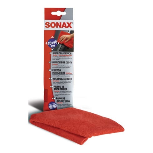 SONAX MicrofaserTuch Außen- der Lackpflegeprofi für das Auftragen von Produkten