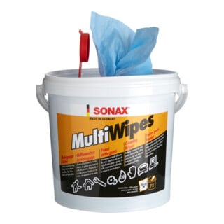 SONAX MultiWipes feuchtes Reinigungstuch 72St Eimer