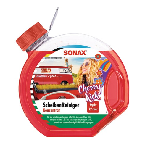 SONAX Scheibenreiniger Cherry Kick Konzentrat 3l Rundflasche