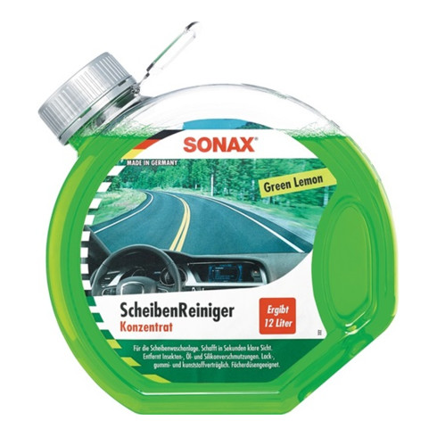 SONAX ScheibenReiniger Konzentrat Green Lemon 3 l für verschmutzte Scheiben