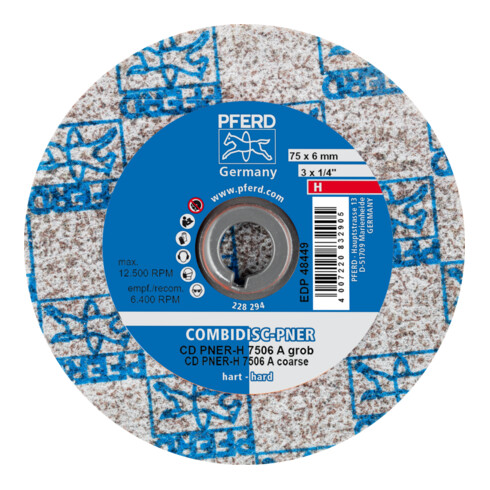 Sonde polaire PFERD COMBIDISC CD PNER-H 7506 A G