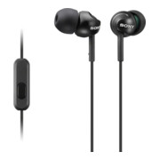 Sony Écouteurs intra-auriculaires avec microphone, télécommande, noir MDREX110APB.CE7-1