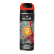Soppec Markierungsspray FLUO TP 500 ml 9-12 Monate sichtbar für Baustellen rot