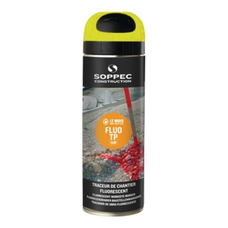 Soppec Markierungsspray Fluo TP gelb 500 ml für Baustellen