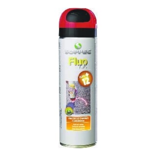 Soppec Spray de marquage FLUO TP 500 ml, visible 9-12 mois pour chantiers, orange