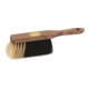 Sorex Handfeger Rosshaar L.290mm braun lackiert heller Bart-1