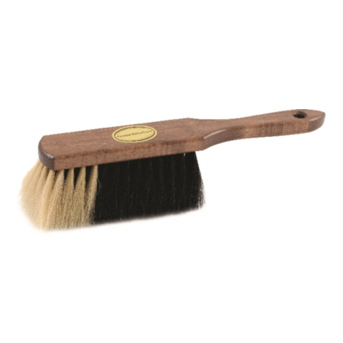 Sorex Handfeger Rosshaar L.290mm braun lackiert heller Bart