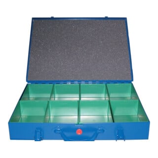 Sortimentskasten B440xT330xH66mm mit 8 Einsätzen