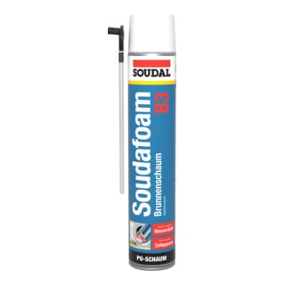 Soudal 1K Brunnenschaum Soudafoam B3 Adapterschaum champagner 750 ml