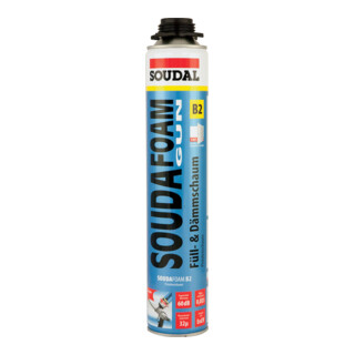Soudal 1K Profi-Pistolenschaum Soudafoam Gun B2 champagner 750 ml