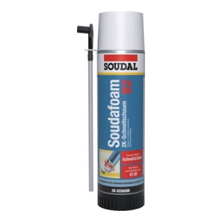 Soudal 2K Montageschaum Soudafoam B2 Adapterschaum grün 400 ml
