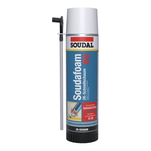 Soudal 2K Montageschaum Soudafoam B2 Adapterschaum grün 400 ml