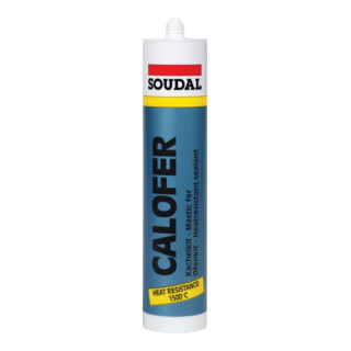 Soudal Calofer Mastic d'étanchéité haute température 300 ml