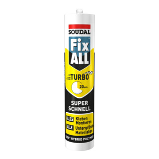 Soudal Colle de montage Fix ALL® Turbo blanc 430 g