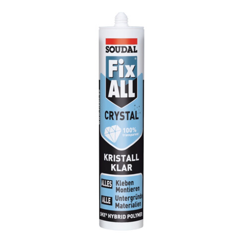 Soudal FIX ALL CRYSTAL 290 ml transparent